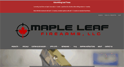 Desktop Screenshot of mapleleaffirearms.com